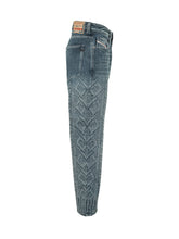 DIESEL - 2024 D Macs Graphic Jeans - Blue - LIDIASHOPPING® - Official Website