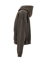REPRESENT - Felpa Oversize con Cappuccio e Zip - Marrone - LIDIASHOPPING® - Official Website