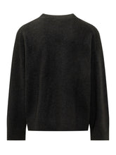 REPRESENT - Maglia Girocollo con Monogramma - Nero - LIDIASHOPPING® - Official Website
