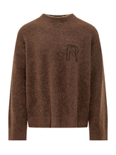 REPRESENT - Maglia Logo a Girocollo - Marrone - LIDIASHOPPING® - Official Website