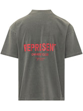 REPRESENT - Owners Club T-shirt with Chest Lettering - Grey - LIDIASHOPPING® - Official Website