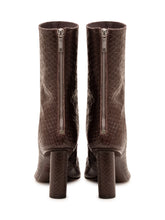 PARIS TEXAS - Alice Ankle Boot with Reptile Pattern - Brown - LIDIASHOPPING® - Official Website