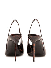 PARIS TEXAS - Lidia Slingback Pumps with Pointed Toe - Brown - LIDIASHOPPING® - Official Website