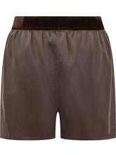 TOM FORD - Shorts da Pigiama con Vita Elasticizzata - Marrone - LIDIASHOPPING® - Official Website