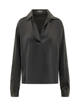 TOM FORD - Polo a Maniche Lunghe con Scollo a V - Nero - LIDIASHOPPING® - Official Website