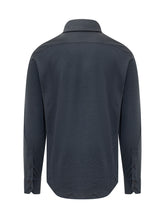 TOM FORD - Camicia Military con Tasche - Blu - LIDIASHOPPING® - Official Website