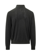 TOM FORD - Long Sleeve Polo with Buttons - Black - LIDIASHOPPING® - Official Website