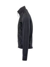 TOM FORD - Full Zip High Neck Jacket - Blue - LIDIASHOPPING® - Official Website