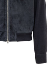 TOM FORD - Full Zip High Neck Jacket - Blue - LIDIASHOPPING® - Official Website