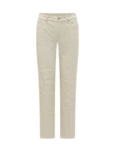 7 FOR ALL MANKIND - Calie Straight Five Pocket Jeans - White - LIDIASHOPPING® - Official Website
