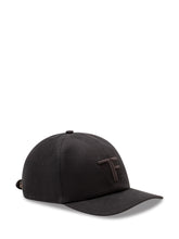 TOM FORD - Cap with Tonal Logo Embroidery - Black - LIDIASHOPPING® - Official Website