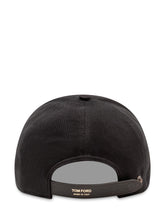 TOM FORD - Cap with Tonal Logo Embroidery - Black - LIDIASHOPPING® - Official Website