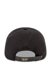 TOM FORD - Cappellino con Ricamo Logo a Contrasto - Nero - LIDIASHOPPING® - Official Website