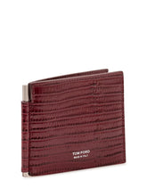 TOM FORD - Portacarte con Clip Fermasoldi - Rosso - LIDIASHOPPING® - Official Website