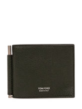 TOM FORD - Portafoglio con Fermasoldi - Verde - LIDIASHOPPING® - Official Website