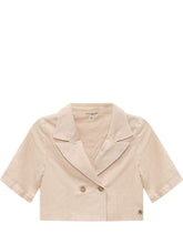 GUESS KIDS - Completo con Blazer Cropped e Pantaloni - Beige - LIDIASHOPPING® - Official Website