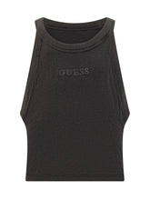 GUESS KIDS - Top Corto Senza Maniche - Nero - LIDIASHOPPING® - Official Website
