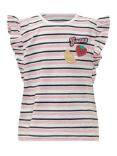 GUESS KIDS - T-shirt a Righe con Rouches - Multicolore - LIDIASHOPPING® - Official Website