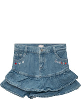 GUESS KIDS - Gonna con Volant e Tasche - Blu - LIDIASHOPPING® - Official Website