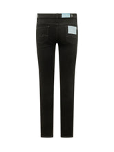 7 FOR ALL MANKIND - Roxanne Straight Leg Jeans - Black - LIDIASHOPPING® - Official Website
