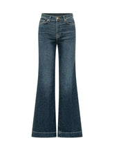 7 FOR ALL MANKIND - Modern Dojo Flared Pants - Blue - LIDIASHOPPING® - Official Website