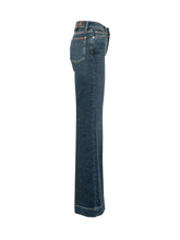7 FOR ALL MANKIND - Modern Dojo Flared Pants - Blue - LIDIASHOPPING® - Official Website