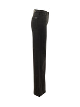 7 FOR ALL MANKIND - Modern Dojo Wide Leg Jeans - Black - LIDIASHOPPING® - Official Website