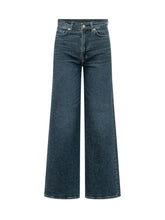 7 FOR ALL MANKIND - Ultra High Rise Jo Jeans with Wide Leg - Blue - LIDIASHOPPING® - Official Website