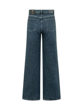 7 FOR ALL MANKIND - Ultra High Rise Jo Jeans with Wide Leg - Blue - LIDIASHOPPING® - Official Website