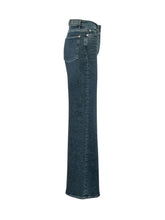 7 FOR ALL MANKIND - Ultra High Rise Jo Jeans with Wide Leg - Blue - LIDIASHOPPING® - Official Website