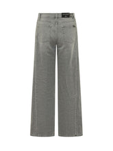 7 FOR ALL MANKIND - Lotta Tailorless Wide Leg Jeans - Grey - LIDIASHOPPING® - Official Website