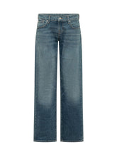 7 FOR ALL MANKIND - Low Straight Jeans with Straight Leg - Blue - LIDIASHOPPING® - Official Website