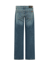 7 FOR ALL MANKIND - Low Straight Jeans with Straight Leg - Blue - LIDIASHOPPING® - Official Website