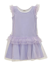 MONNALISA - Abito Smanicato con Volant - Viola - LIDIASHOPPING® - Official Website