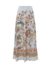 ETRO - Gonna Lunga con Stampa Floreale - Blu - LIDIASHOPPING® - Official Website