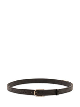 VICTORIA BECKHAM - Dorian Belt with Buckle - Black - LIDIASHOPPING® - Official Website