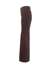 VICTORIA BECKHAM - Alina Wide Leg Jeans - Purple - LIDIASHOPPING® - Official Website