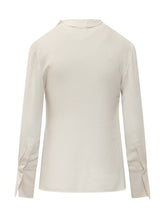 VICTORIA BECKHAM - Blusa con Cuciture Verticali - Bianco - LIDIASHOPPING® - Official Website