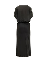 PINKO - Abito Midi con Inserti in Pizzo - Nero - LIDIASHOPPING® - Official Website