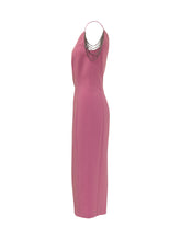 PINKO - Abito Lungo con Scollo a V - Rosa | Lidia Shopping | Official Website