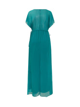 PINKO - Abito Tubino con Spalline e Catene - Blu - LIDIASHOPPING® - Official Website