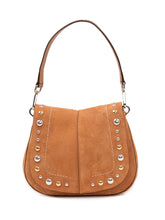 GIANNI CHIARINI - Helena Round Bag with Studs - Brown - LIDIASHOPPING® - Official Website