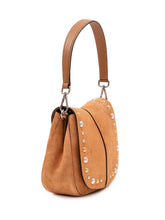 GIANNI CHIARINI - Helena Round Bag with Studs - Brown - LIDIASHOPPING® - Official Website