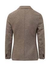 ZEGNA - Blazer Monopetto con Tasche Applicate - Marrone - LIDIASHOPPING® - Official Website