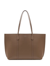TORY BURCH - Large Tote Bag with Panels - Brown - LIDIASHOPPING® - Official Website