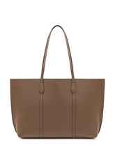 TORY BURCH - Large Tote Bag with Panels - Brown - LIDIASHOPPING® - Official Website