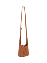 TORY BURCH - Crossbody Bag with Perforated Logo - Brown - LIDIASHOPPING® - Official Website