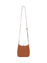 TORY BURCH - Crossbody Bag with Perforated Logo - Brown - LIDIASHOPPING® - Official Website