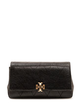 TORY BURCH - Wallet with Quilted Flap and Logo - Black - LIDIASHOPPING® - Official Website