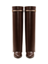 GIVENCHY - Shark Pinch High Boots with Strap - Brown - LIDIASHOPPING® - Official Website